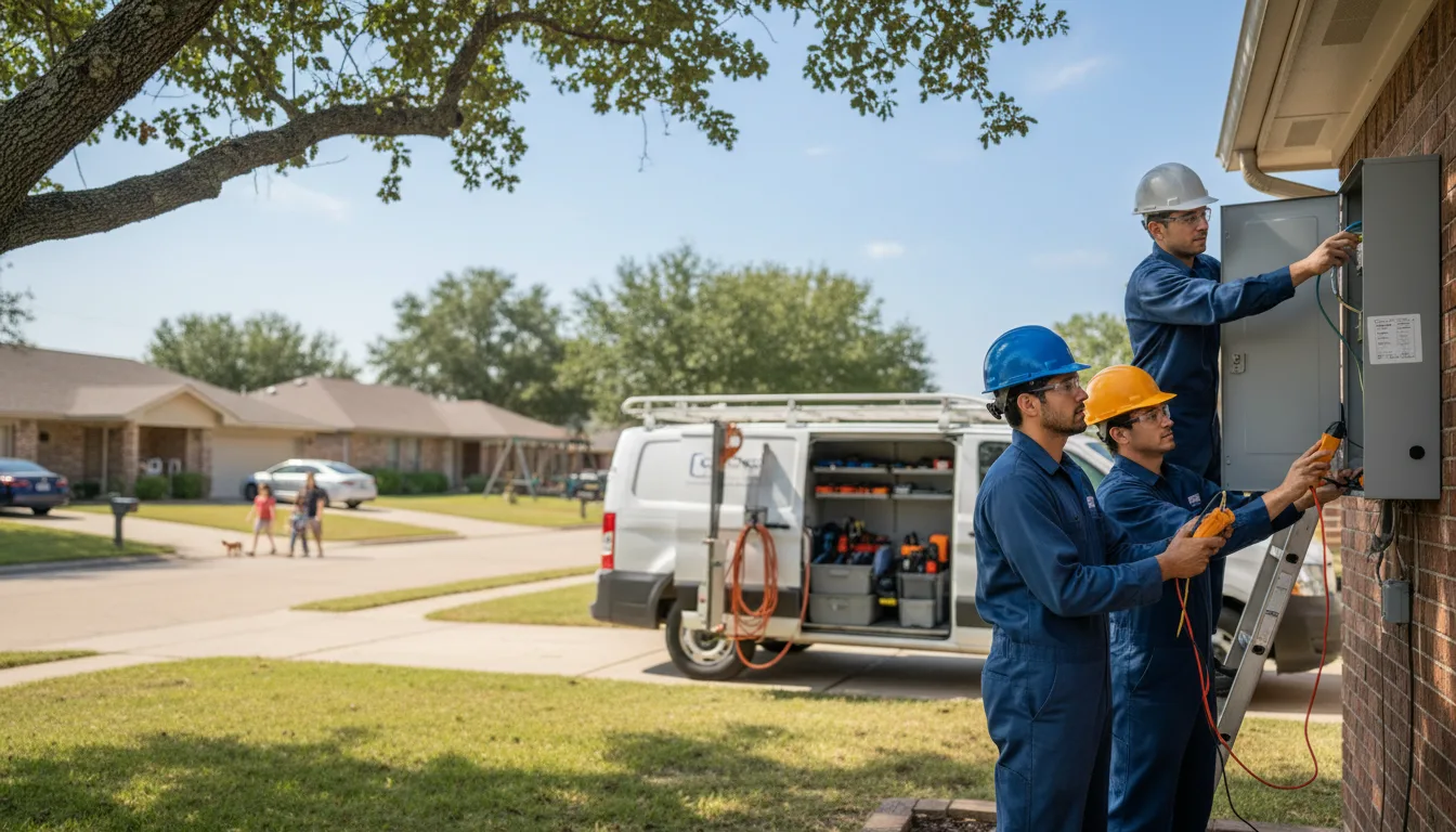 Certified electrician providing emergency electrical services in Wetumka, OK
